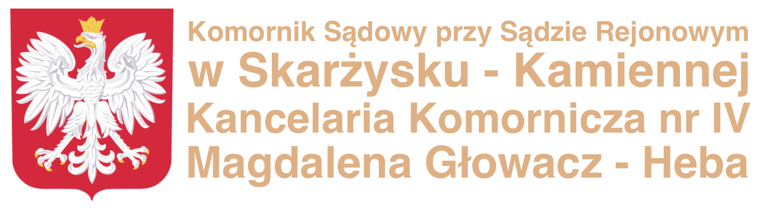 Komornik Skarżysko Kamienna – Magdalena Głowacz – Heba